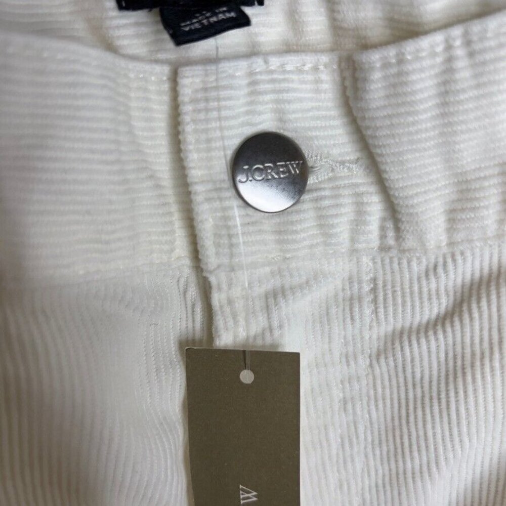 J.Crew $148 Loose Straight Corduroy Pant in Ivory Size 37 CC466 - Picture 3 of 9